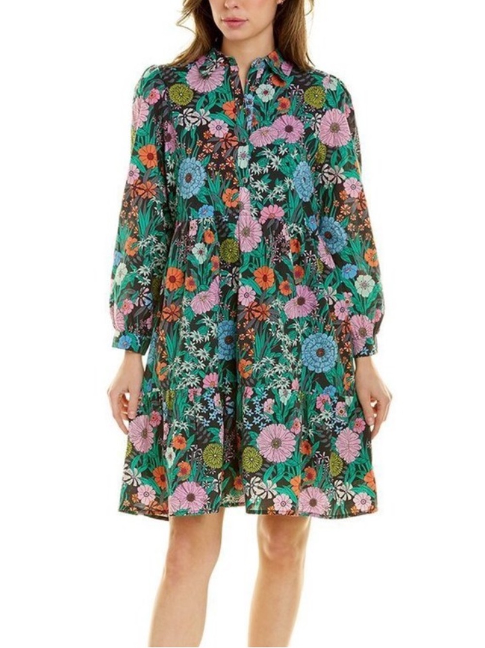 Ro’s Garden Begonia Shirt Dress